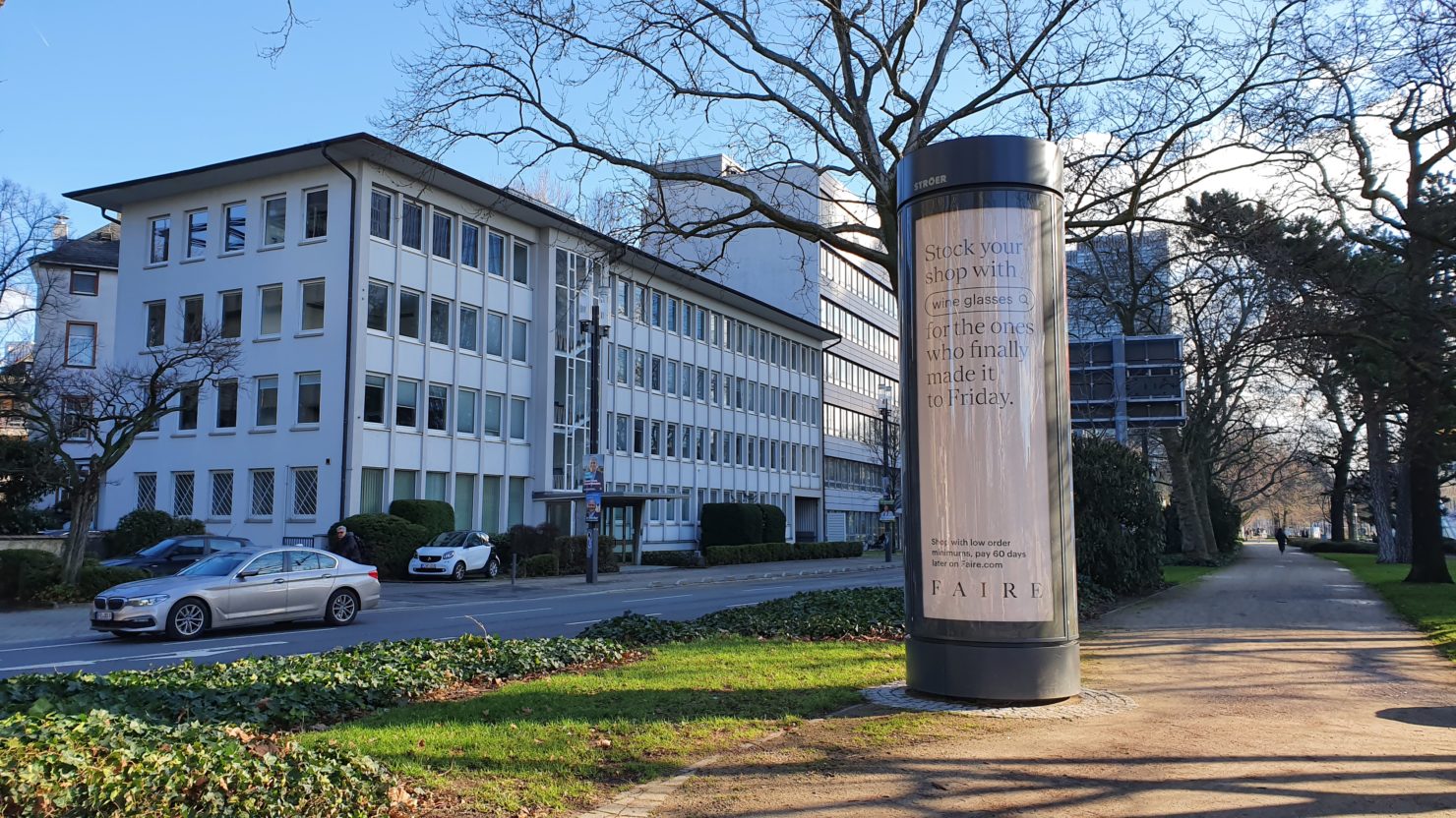 Colonne Morris à Düsseldorf