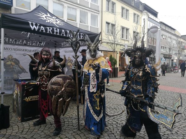 Promotion zur Warhammer Store Eröffnung in Hamm
