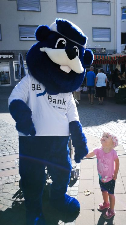 BBBank Biber Maskottchen