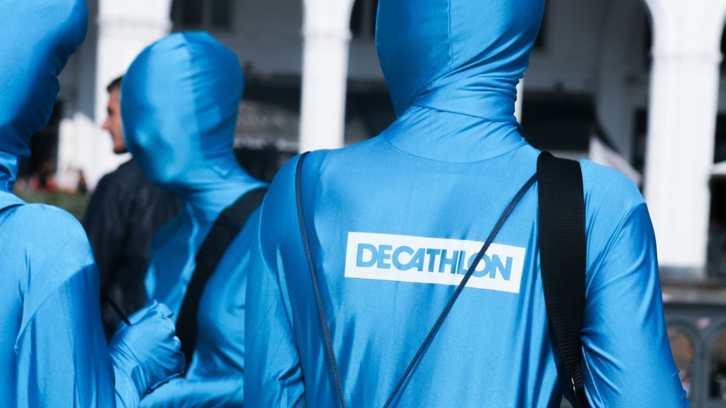 Promotionaktion in Morphsuits für Decathlon