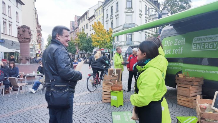 Roadshow für Greenpeace