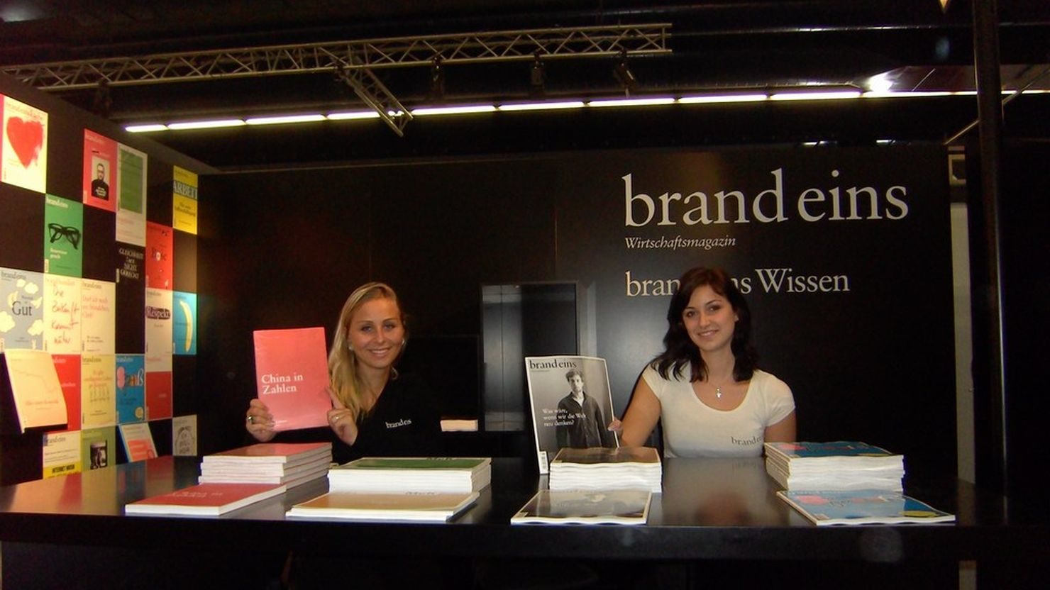 Promotion auf der Frankfurter Buchmesse