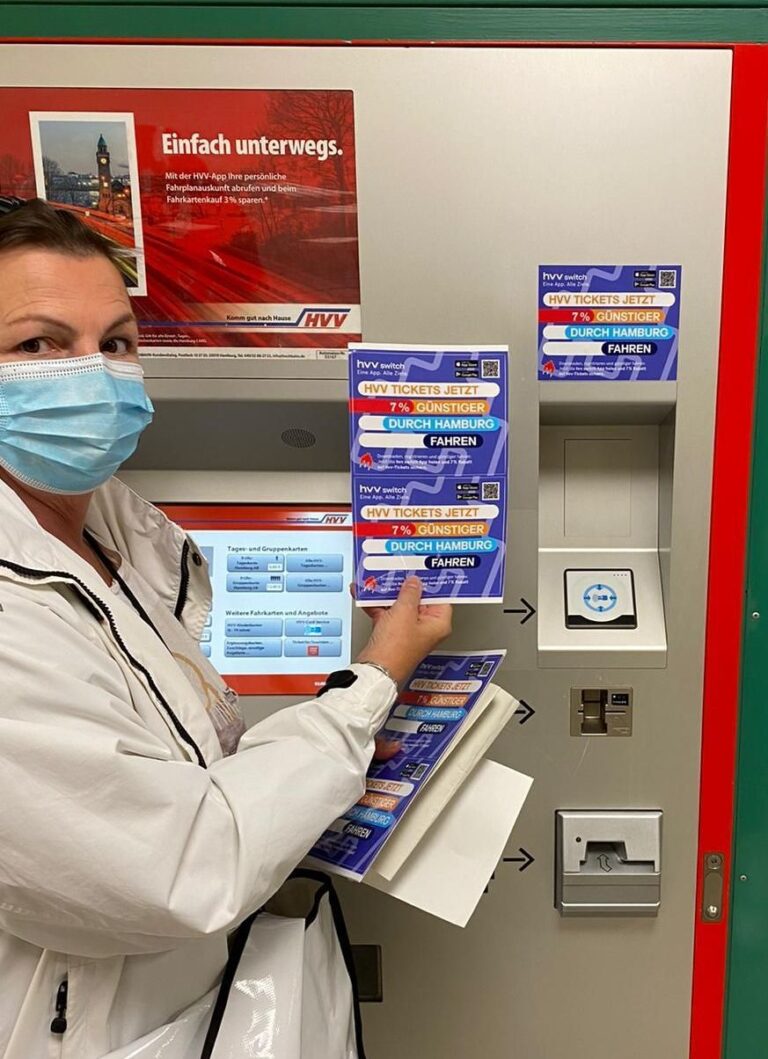 HVVSwitch Stickeraktion Promotion Agentur bundesweit